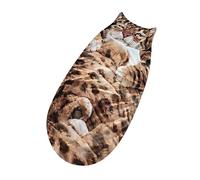 Pzuryhg Kitten Sleep Sack - Thermal Animal, Sturdy Fleece Pouch with Wide Entrance Opening, Portable Travel Pet Mat, Ideal for Outdoor Backpacking Survival Workplace Naps