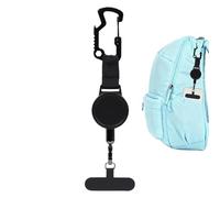 Pzuryhg Lanière de Sécurité pour Téléphone - Fermoir Griffe de Homard,Cordon de Sécurité Téléphone Anti-Vol 60 cm,pour Randonnee Velo Escalade Ski Peche Voyage Activites Exterieures
