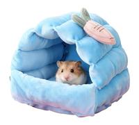 Pzuryhg Maison pour hamster - Nid de couchage chaud pour animal domestique, petit animal domestique, lapin, hamster, furet, chinchilla animal, écureuil, accessoire de couchage d'hiver pour oiseaux