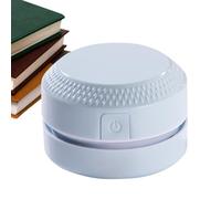 Pzuryhg Mini aspirateur de Table Rotatif à 360° - Aspirateur miettes à Faible Bruit - Outil de Nettoyage de Bureau Compact pour Salle d'artisanat, dortoir, comptoir, Tableau de Bord Universitaire