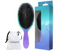 Pzuryhg No Shampoo Hair Brush, Hair Brush For Oily Hair, Hair Brush, Dotted Air Cushion Comb, Oval Massage Comb, High Qualitys Boar Bristle Brush Suitable For All Hair Type To Prevent Hair Tangling