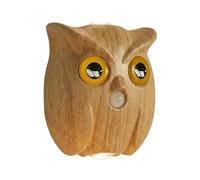 Pzuryhg Owl Night Light - Indoor Motion Activated Wall Lamp, Three Color LED Setting with Touch On Off Switch, Detachable Magnetic Base Design, Ideal for Patio Hallway Entry Corner Setup