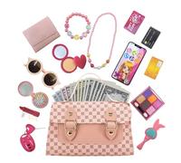 Pzuryhg Petites Trousse de Fille,Sac à main de princesse portable amusant pour jeu de rôle | Jouets pour filles,Pour spectacle, intérieur, extérieur, maison, fête, jours fériés, anniversaire, nouvel