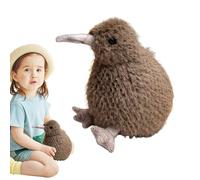 Pzuryhg Plush Toy - Kiwi Bird Stuffed Animal, Soft with Sturdy Handcrafted Stitching, Realistic Flightless Avian Doll, Ideal for Workplace Desk Bedroom Nursery