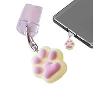 Pzuryhg Port Cover Pin - Bright Color Dustproof Plug, Universal Mobile Socket Guard with Hanging Attachment, Internal Hardware Protection Performance, Ideal for Workplace Travel Daily Use