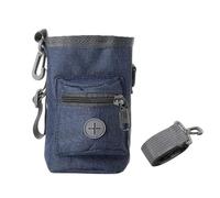 Pzuryhg Puppy Training Bag, Large Capacity Treat Holder, Built in Poop Bag Dispenser, Pet Snack Reward Pouch with Adjustable Strap, Ideal for Walking, Outdoor Travel, and Training