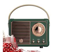 Pzuryhg Retro Audio Player - Aesthetic Desktop Wireless Speaker, Compact Vintage Style with Seamless Connection, Timeless Interior Decor Piece, Ideal for Workplace Desk Styling