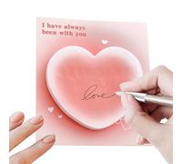 Pzuryhg Self-Stick Notes - Gradient Pattern Memo Pads, Cute Special Shape Sticky Notes with Adhesive Backing, Ideal for Reminders Studying School Home Family Daily Use