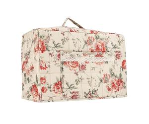 Pzuryhg Sewing Machine Bag - Bohemian Quilting Equipment Wrap, Protective Serger Travel Tote with Multiple Storage Pockets, Sturdy Fabric Dust Shield, Ideal for Home Workshop Studio