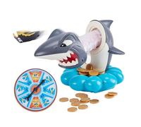 Pzuryhg Shark Bite Games, Interactive Multiplayer Prank Board Match, Fun Family Toy for Beach, Camping, Road Trips, Holidays, Picnics, Classroom & Game Night, 18cm/7.09 inches