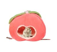 Pzuryhg Small Pet Bed - Adorable Fruit Style Hamster and Guinea Pig House, Hanging Plush Hammock for Hedgehogs Rabbits and Tiny Animals, Ideal for Cage Nest Rest Sleep Play Comfort Accessories