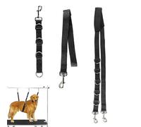 Pzuryhg Sturdy Dog Grooming Leash, Colorful Dog Grooming Loops, Versatile Grooming Noose, Black Dog Holder, Pet Groomings Loops for Groomings Nylon for Cats/Dogs/Pets Pet Grooming Strap X 3 Piece