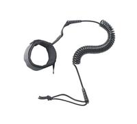 Pzuryhg Surfboard Leash - Spiral Leg Tether Line, Stand Up Paddleboard Safety Rope with Strong Cuff System, Anti Drag Control Function, Ideal for Beginners Pros Water Sports