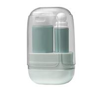 Pzuryhg Toothbrush Travel Kit, Space-Saving Travel Toothbrushes, PP, ABS Ergonomic Multi-Functional Foldable Cup Holder Toiletries for Business Trip, Backpack, Pocket, Men, and Women, 7.65x5.2x12.5cm