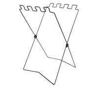 Pzuryhg Trash Bag Holder, Folding Metal Garbage Support Frame, Lightweight Waste Organizer Rack for Lawn Weeding Kitchen Cooking Tasks, Convenient Outdoor Solution for Camping, Garden Cleanup