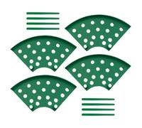 Pzuryhg Treillis à fraises, plateau de cage à fruits avec support de 4 pièces, protection de jardin pour roses, fleurs, patio, en pot, cour extérieure, balcon, support de légumes, accessoires de