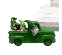 Pzuryhg Valentine Decoration Set - Vintage Red Truck Home Accent, Romantic Holiday Table Display with Lighted Details, Charming Seasonal Highlight Feature, Ideal for Bedroom Kitchen Dorm