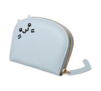 Pzuryhg Wallet Pouch, Cartoon Change Purse, PU Leather Portable Credit Card Holder for Girls and Women, Compact Zipper Card Case with Fun Designs for Everyday Use and Travel Essentials, 10x2.5x9cm