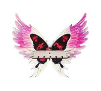 Pzuryhg Wing Corner Shelf, Butterfly Shaped Angel Wing Shelf Display Stand, Floating Storage Rack, Boho Home Wall Decor for Living Room, Bedroom, Multipurpose Shelves 13.2x3.94x12.79inch