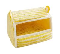 Pzuryhg Winter Cat Bed, Foldable Dog Bed, Windproof Pet Bed, Comfortable Cold Weather Bed, Yellow Pet Sleeping Bed, Cozy Cat and Dog Bed, Insulated Pet Bed, Portable Winter Pet Bed, Warm Sleeping Nest