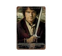 PZXXUEHY Affiche du film The Hobbit - Décoration murale en métal - Décoration de bar moderne - 30 x 20 cm