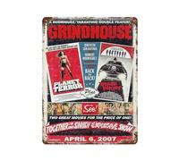 PZXXUEHY Grindhouse Movie PosterWall Decor Art Metal Tin Poster Modern Bar Decorations40x30cm
