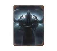 PZXXUEHY Poster de jeu vidéo Diablo - Décoration murale en métal - Décoration moderne - 40 x 30 cm
