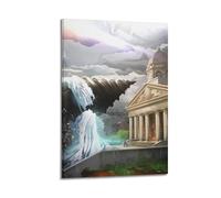 PZXXUEHY Poster décoratif sur toile d'une région formant d'étoiles - Impressions sur toile - Décoration murale moderne pour chambre à coucher - 40 x 60 cm