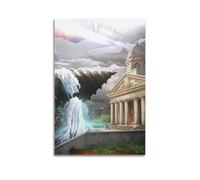 PZXXUEHY Poster décoratif sur toile d'une région formant d'étoiles - Impressions sur toile - Décoration murale moderne pour chambre à coucher - 30 x 45 cm