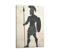 PZXXUEHY Poster décoratif sur toile représentant des dieux grecs et de la mythologie - Affiches murales et impression d'art moderne pour chambre à coucher (60 x 90 cm)