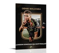 PZYASX Denis Bouanga - Peinture murale imperméable sur toile - Convient pour la décoration de bureau, chambre à coucher, salon - 60 x 90 cm - Style cadre