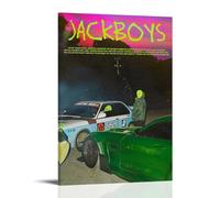 PZYASX Jackboys Poster mural imperméable sur toile - Convient pour la décoration de bureau, chambre à coucher, salon - 40 x 60 cm - Style cadre