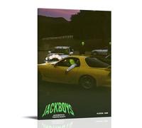 PZYASX Jackboys Poster mural imperméable sur toile pour décoration de bureau, chambre à coucher, salon, 20 x 30 cm, style cadre