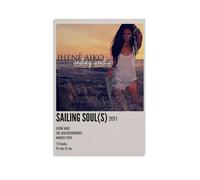 PZYASX Jhené Aiko Sailing Soul(s) Poster mural imperméable sur toile pour décoration de bureau, chambre à coucher, salon, 60 x 90 cm, style sans cadre