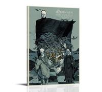 PZYASX Poster du septième sceau (film) - Peinture murale imperméable sur toile - Convient pour la décoration de bureau, chambre à coucher, salon - 40 x 60 cm - Style cadre