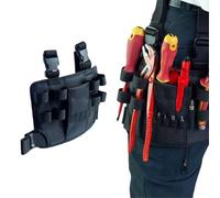 PZZPPU Holster Z 2.0 Tools,with Belt Clip,Repair Tool Bag Around Your Leg,Multifunctional Mini Tool Organizer Pouch for Electrician for Automotive,Craftsman,Carpenter,Construction