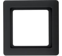 Hager q.1 - Cadre 1 poste anthracite velours