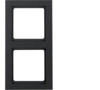 berker Berker Cadre anthracite/satiné 2 fois 10126096 Quantité:1