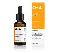 Q+A Huile pour le visage aux super-aliments. Une huile pour le visage qui améliore le teint avec ses ingrédients 100% naturels. 30 ml