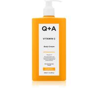 Q+A Vitamin C crème pour le corps éclat parfums Orange zest + Grapefruit 250 ml