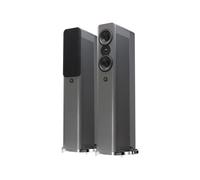 Q Acoustics Concept 500 2-voies Noir, Argent Avec fil