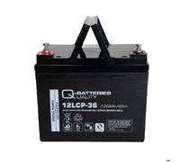 Q-Batteries 12LCP-36 / 12V - Batterie au plomb 36Ah Type de cycle AGM - Cycle profond VRLA