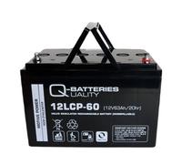 Q-Batteries 12LCP-60 Batterie VRLA AGM à cycle profond 12 V 63 Ah