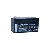 Q-Batteries 12LS-1.2 Batterie Plomb-Polaire AGM VRLA avec VD 12 V 1,2 Ah