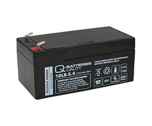 Q-Batteries 12LS-3.4 AGM Batterie 12 V 3,4 Ah sans Entretien