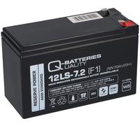 Q-Batteries 12LS-7.2 F1 12V 7,2Ah Accumulateur AGM VRLA Blei-Vlies 7Ah 8Ah 9Ah