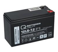 Q-Batteries 12LS-7.2 F1 12V 7Ah batterie non-tissé au plomb / AGM VRLA avec VdS
