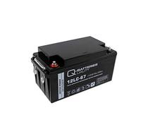 Q-Batteries Batterie au Plomb 12LC-67/12 V - 67 Ah - Type de Cycle AGM - Deep Cycle VRLA