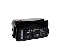 Q-Batteries Batterie au Plomb 12LC-80/12 V - 80 Ah - Type de Cycle AGM - Deep Cycle VRLA