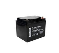 Q-Batteries Batterie au Plomb 12LCP-50/12 V - 50 Ah - Type de Cycle AGM - Deep Cycle VRLA